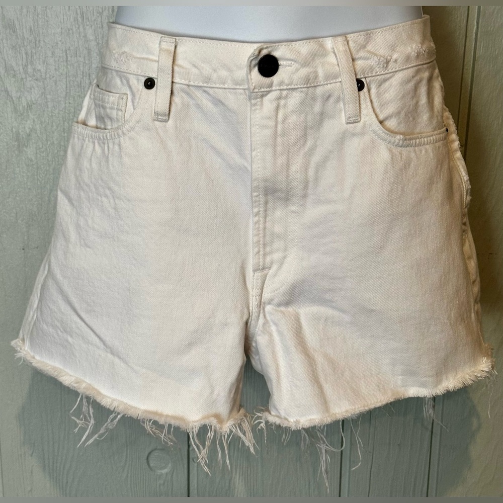 Frame Le Simone Denim White Jean Shorts